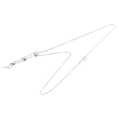 タサキ K18WG ホワイトゴールド ダイヤ0.57ct 3P ネックレス レディース TASAKI 【中古】