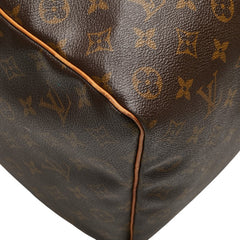 ルイ ヴィトン モノグラム キーポル50 ボストンバッグ トラベルバッグ M41426 ブラウン PVC レザー レディース LOUIS VUITTON 【中古】