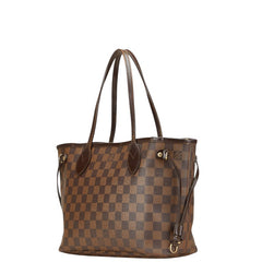 ルイ ヴィトン ダミエ ネヴァーフルPM ハンドバッグ トートバッグ N51109 ブラウン PVC レザー レディース LOUIS VUITTON 【中古】