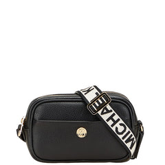 マイケルコース ショルダーバッグ クロスボディ ブラック レザー レディース Michael Kors 【中古】