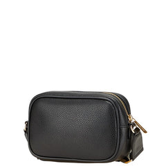 マイケルコース ショルダーバッグ クロスボディ ブラック レザー レディース Michael Kors 【中古】