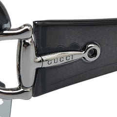 グッチ ホースビット サングラス GG2744 ブラック シルバー プラスチック メンズ GUCCI 【中古】