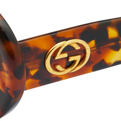 グッチ インターロッキングG サングラス GG2410/S ブラウン プラスチック レディース GUCCI 【中古】