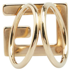 グッチ Gロゴ スカーフリング ゴールド メッキ レディース GUCCI 【中古】