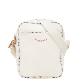 バーバリー ノバチェック ショルダーバッグ アイボリー キャンバス レディース BURBERRY 【中古】