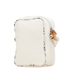 バーバリー ノバチェック ショルダーバッグ アイボリー キャンバス レディース BURBERRY 【中古】