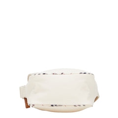 バーバリー ノバチェック ショルダーバッグ アイボリー キャンバス レディース BURBERRY 【中古】