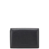 ティファニー カードケース 名刺入れ ブラック レザー レディース TIFFANY&Co. 【中古】