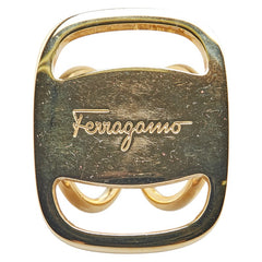 サルヴァトーレフェラガモ ヴァラ スカーフリング ゴールド メッキ レディース Salvatore Ferragamo 【中古】