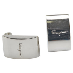 サルヴァトーレフェラガモ ロゴ イヤリング シルバー メタル レディース Salvatore Ferragamo 【中古】