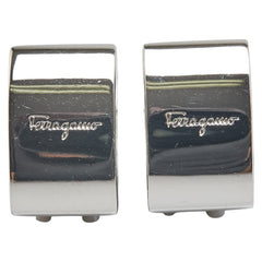 サルヴァトーレフェラガモ ロゴ イヤリング シルバー メタル レディース Salvatore Ferragamo 【中古】