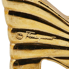 サルヴァトーレフェラガモ サンダル モチーフ チャーム キーホルダー ゴールド メッキ レディース Salvatore Ferragamo 【中古】