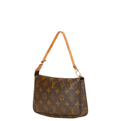 ルイ ヴィトン モノグラム ポシェット アクセソワール ショルダーバッグ M51980 ブラウン PVC レザー レディース LOUIS VUITTON 【中古】