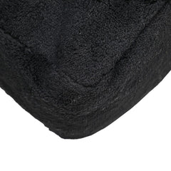 シャネル ノベルティ ココマーク 斜め掛け ショルダーバッグ ブラック ホワイト パイル レディース CHANEL 【中古】