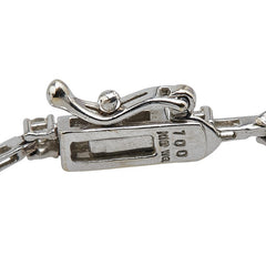 K18WG ホワイトゴールド ダイヤ1.00ct ブレスレット レディース 【中古】