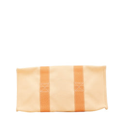 エルメス ボラボラGM トートバッグ オレンジ キャンバス レディース HERMES 【中古】