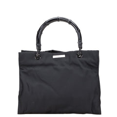 グッチ バンブー ハンドバッグ 002 1016 ブラック ナイロン レディース GUCCI 【中古】