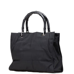 グッチ バンブー ハンドバッグ 002 1016 ブラック ナイロン レディース GUCCI 【中古】
