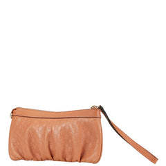 グッチ マイクログッチシマ ポーチ 295839 ブラウン レザー レディース GUCCI 【中古】