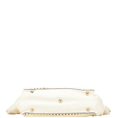 ヴァレンティノ ロックスタッズ ハンドバッグ ショルダーバッグ 2WAY ホワイト レザー レディース VALENTINO 【中古】