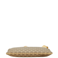 グッチ GGスプリーム 斜め掛け ショルダーバッグ 201446 モスグリーン PVC レザー メンズ GUCCI 【中古】