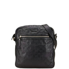 グッチ GGインプリメ 斜めがけ ショルダー 201448 ブラック PVC レザー メンズ GUCCI 【中古】