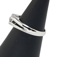 Pt900 プラチナ ダイヤ0.25ct リング 指輪 レディース 10号 【中古】