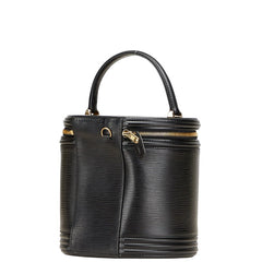 ルイ ヴィトン エピ カンヌ バニティバッグ ハンドバッグ M48032 ノワール ブラック レザー レディース LOUIS VUITTON 【中古】