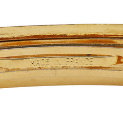 シャネル ロゴ バレッタ ヘアクリップ ゴールド メッキ レディース CHANEL 【中古】