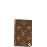 ルイ ヴィトン モノグラム ポルトカルト クレディ プレッシオン カードケース M60937 ブラウン PVC レザー レディース LOUIS VUITTON 中古