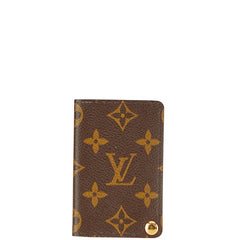 ルイ ヴィトン モノグラム ポルトカルト クレディ プレッシオン カードケース M60937 ブラウン PVC レザー レディース LOUIS VUITTON 【中古】