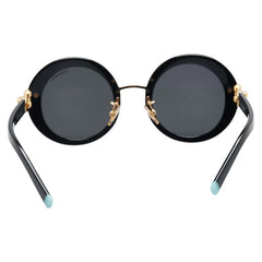 ティファニー ラウンド サングラス TF4201 ブラック プラスチック レディース TIFFANY&Co. 【中古】