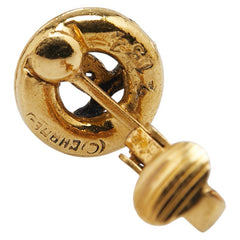 シャネル ココマーク ラウンド イヤリング ゴールド メッキ レディース CHANEL 【中古】