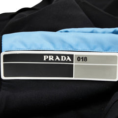 プラダ トレーナー スウェット サイズ:M ブラック ブルー コットン ポリアミド メンズ PRADA 【中古】