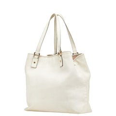 グッチ ロゴ ハンドバッグ 153027 ベージュ レザー レディース GUCCI 【中古】