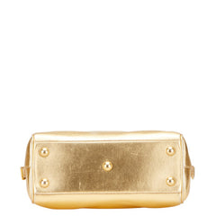 サンローラン ベイビーダッフル ハンドバッグ ショルダーバッグ 2WAY 330958 ゴールド レザー レディース SAINT LAURENT 【中古】