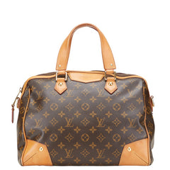 ルイ ヴィトン モノグラム レティーロPM ハンドバッグ M40325 ブラウン PVC レザー レディース LOUIS VUITTON 【中古】