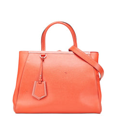 フェンディ トゥージュール ハンドバッグ ショルダーバッグ 2WAY 8BH250 レッド レザー レディース FENDI 【中古】