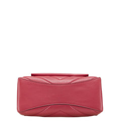 マイケルコース シーシー チェーン ショルダーバッグ レッド レザー レディース Michael Kors 【中古】