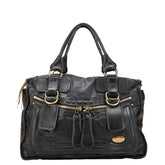 クロエ ベイ ハンドバッグ ブラック レザー レディース Chloe 【中古】