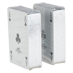 エルメス トランプ 2セット ホワイト マルチカラー 紙 レディース HERMES 【中古】