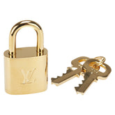 ルイ ヴィトン パドロック 南京錠 キー セット ゴールド メッキ レディース LOUIS VUITTON 【中古】