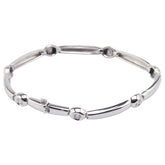 K14WG ホワイトゴールド ダイヤ0.50ct ブレスレット レディース 【中古】