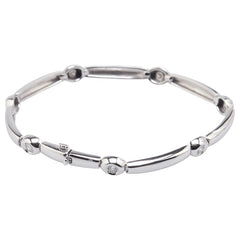 K14WG ホワイトゴールド ダイヤ0.50ct ブレスレット レディース 【中古】