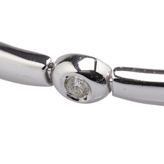 K14WG ホワイトゴールド ダイヤ0.50ct ブレスレット レディース 【中古】