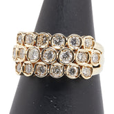 K18YG イエローゴールド ダイヤ1.14ct リング 指輪 レディース 12号 【中古】