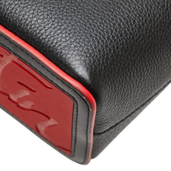 クリスチャンルブタン カバタ スタッズ ショルダーバッグ ハンドバッグ 2WAY ブラック レッド レザー レディース Christian Louboutin 【中古】