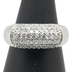 Pt900 プラチナ ダイヤ1.00ct リング 指輪 レディース 12.5号 【中古】