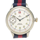 オメガ アンティーク パイロットウォッチ Special Non-Magnetic ベルト(社外品) 腕時計 手巻き ベージュ文字盤 ステンレススチール ナイロン メンズ OMEGA 【中古】