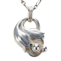 ジョージジェンセン 1999 イヤー ネックレス SV925 シルバー レディース Georg Jensen 【中古】